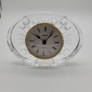 Vintage‎ Staiger Clock Quartz with Genuine Lead 24% Crystal
